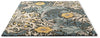 Brink and Campman Seaweed Teal Area Rug by Morris Co x Emery Walker's House Angle Image