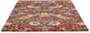 Brink and Campman Strawberry Thief Crimson Area Rug by Morris Co Angle Image
