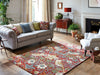 Brink and Campman Strawberry Thief Crimson Area Rug by Morris Co Room Image Feature