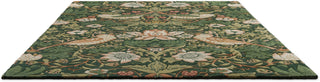 Brink and Campman Strawberry Thief Forest Area Rug by Morris Co Angle Image