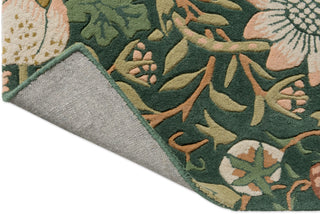 Brink and Campman Strawberry Thief Forest Area Rug by Morris Co Fold Image