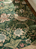 Brink and Campman Strawberry Thief Forest Area Rug by Morris Co Room Image Feature