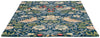 Brink and Campman Strawberry Thief Indigo Area Rug by Morris Co Angle Image