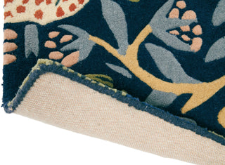 Brink and Campman Strawberry Thief Indigo Area Rug by Morris Co Fold Image
