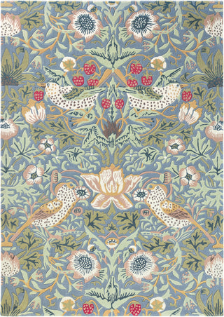 Brink and Campman Strawberry Thief Slate Area Rug by Morris Co main image