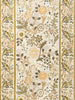 Brink and Campman Wilhelmina Linen/Mustard Area Rug by Morris Co x Emery Walker's House main image
