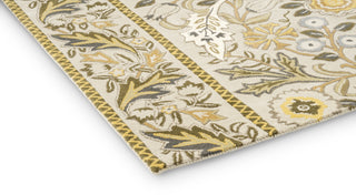 Brink and Campman Wilhelmina Linen/Mustard Area Rug by Morris Co x Emery Walker's House Corner Image