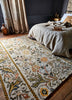 Brink and Campman Wilhelmina Linen/Mustard Area Rug by Morris Co x Emery Walker's House Room Image Feature