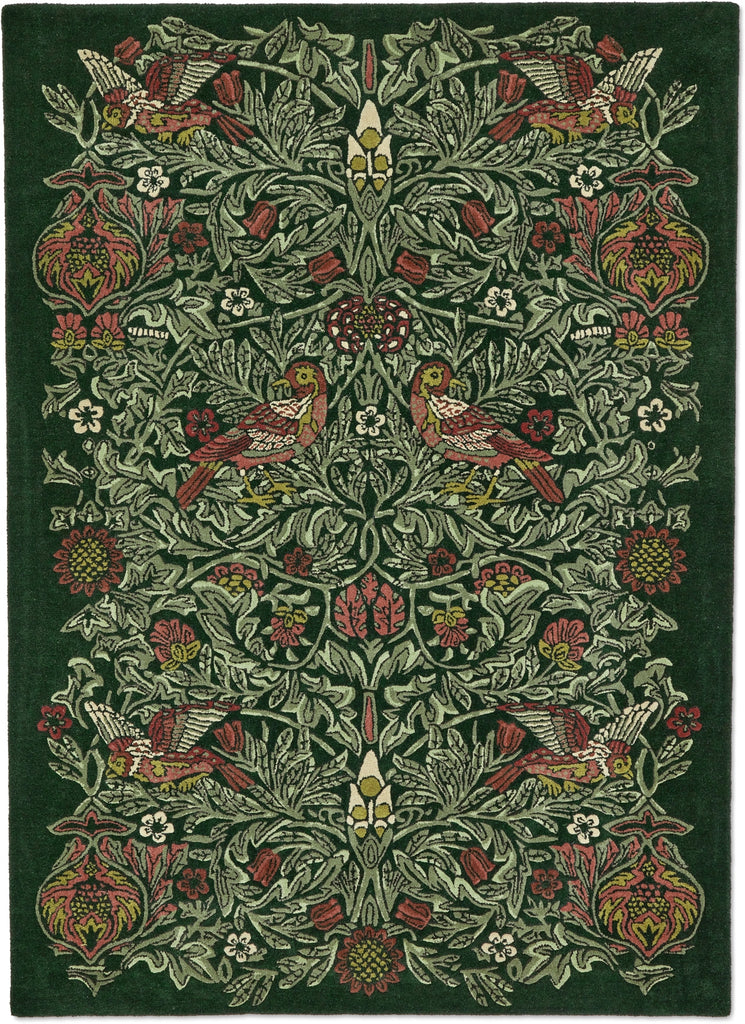 Brink and Campman Bird Tump Green Area Rug by Morris Co x Emery Walker's House main image