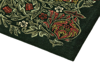 Brink and Campman Bird Tump Green Area Rug by Morris Co x Emery Walker's House Corner Image