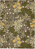 Brink and Campman Bower Twining Vine Green Area Rug by Morris Co x Emery Walker's House main image