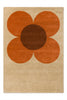 Brink and Campman Flower Placement Pumpkin/Ecru Area Rug by Orla Kiely Main Image