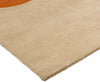 Brink and Campman Flower Placement Pumpkin/Ecru Area Rug by Orla Kiely Corner Image