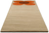 Brink and Campman Flower Placement Pumpkin/Ecru Area Rug by Orla Kiely Runner Angle Image
