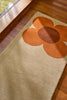 Brink and Campman Flower Placement Pumpkin/Ecru Area Rug by Orla Kiely Runner Room Image