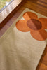 Brink and Campman Flower Placement Pumpkin/Ecru Area Rug by Orla Kiely Runner Room Image