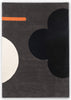 Brink and Campman Geo Flower Graphite Area Rug by Orla Kiely main image