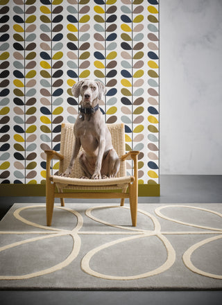 Brink and Campman Giant Linear Stem Area Rug by Orla Kiely Room Image Feature