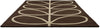 Brink and Campman Giant Linear Stem Walnut Area Rug by Orla Kiely Angle Image