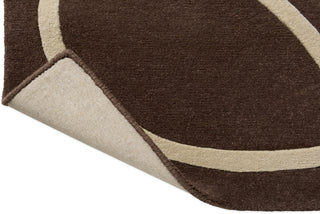 Brink and Campman Giant Linear Stem Walnut Area Rug by Orla Kiely Fold Image