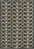 Brink and Campman Linear Stem Slate Area Rug by Orla Kiely main image