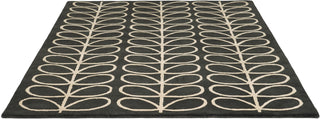 Brink and Campman Linear Stem Slate Area Rug by Orla Kiely Angle Image