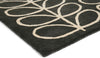 Brink and Campman Linear Stem Slate Area Rug by Orla Kiely Corner Image
