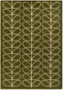Brink and Campman Linear Stem Olive Area Rug by Orla Kiely main image