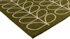 Brink and Campman Linear Stem Olive Area Rug by Orla Kiely Corner Image