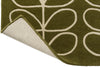 Brink and Campman Linear Stem Olive Area Rug by Orla Kiely Fold Image