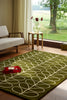 Brink and Campman Linear Stem Olive Area Rug by Orla Kiely Room Image Feature