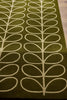 Brink and Campman Linear Stem Olive Area Rug by Orla Kiely Room Image