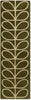 Brink and Campman Linear Stem Olive Area Rug by Orla Kiely Runner Main Image