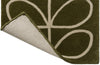 Brink and Campman Linear Stem Olive Area Rug by Orla Kiely Runner Fold Image