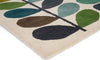 Brink and Campman Multi Stem Kingfisher Area Rug by Orla Kiely Corner Image