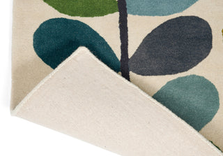 Brink and Campman Multi Stem Kingfisher Area Rug by Orla Kiely Fold Image