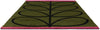 Brink and Campman Linear Stem Olive Area Rug by Orla Kiely Angle Image