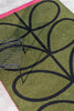 Brink and Campman Linear Stem Olive Area Rug by Orla Kiely Room Image Feature