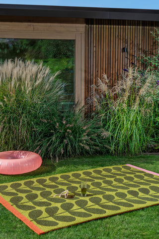 Brink and Campman Solid Stem Seagrass Area Rug by Orla Kiely Room Image Feature
