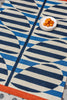 Brink and Campman Stripy Stem Azure Area Rug by Orla Kiely Room Image Feature