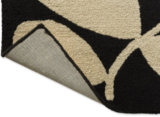 Brink and Campman Sycamore Black Area Rug by Orla Kiely Fold Image