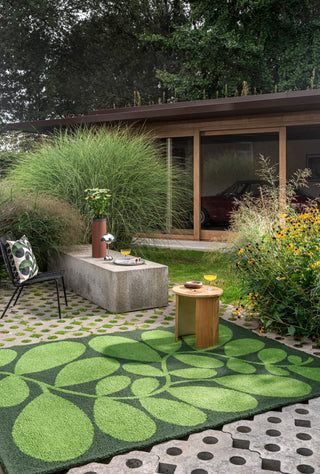 Brink and Campman Sycamore Dill Area Rug by Orla Kiely Room Image Feature
