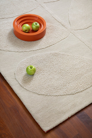 Brink and Campman Solid Stem Ecru Area Rug by Orla Kiely Room Image Feature