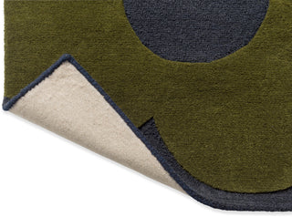 Brink and Campman Sprig Stem Marine Area Rug by Orla Kiely Fold Image