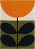 Brink and Campman Stem Black Area Rug by Orla Kiely main image