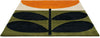 Brink and Campman Stem Black Area Rug by Orla Kiely Angle Image