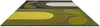 Brink and Campman Striped Tulip Seagrass Area Rug by Orla Kiely Angle Image