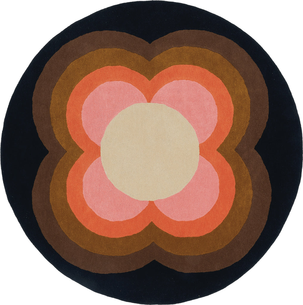 Brink and Campman Sunflower Pink Area Rug by Orla Kiely main image