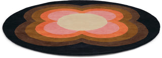 Brink and Campman Sunflower Pink Area Rug by Orla Kiely Angle Image