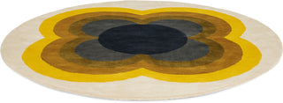 Brink and Campman Sunflower Yellow Area Rug by Orla Kiely Angle Image